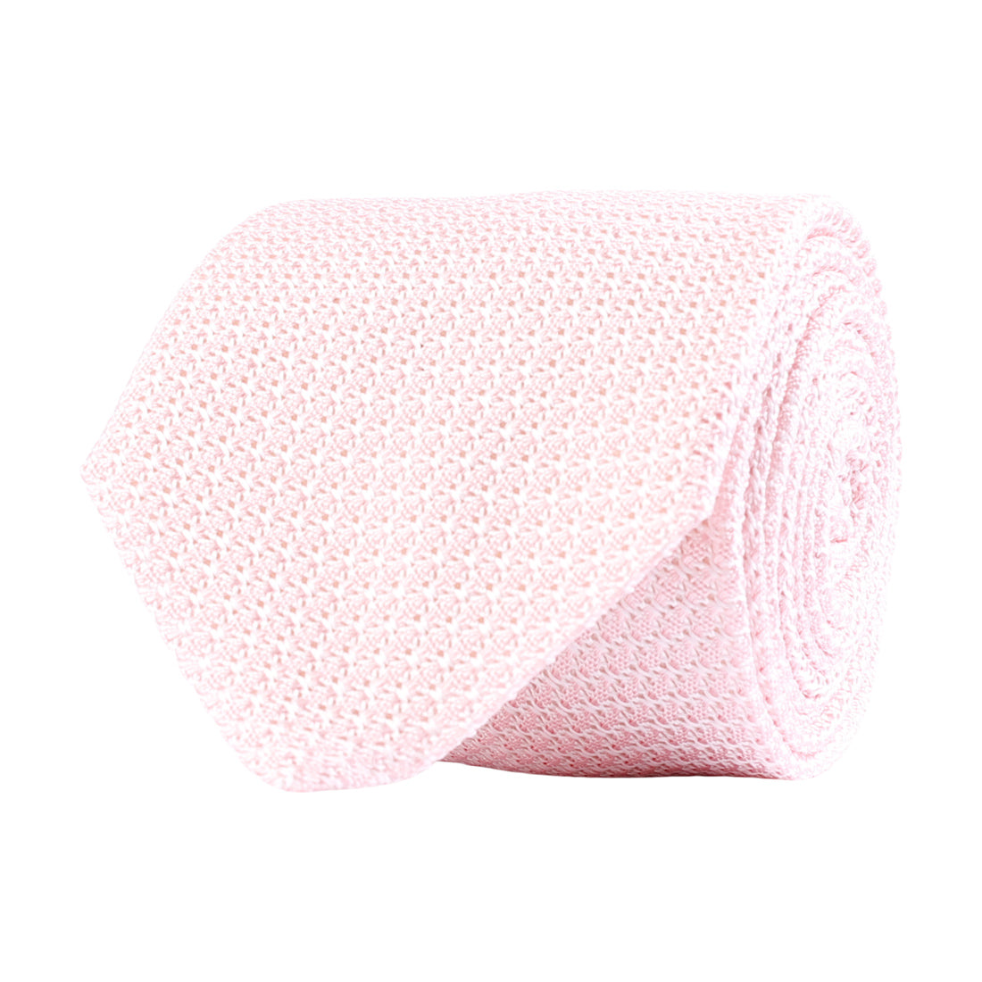 Amanda Christensen Pink Grenadine Silk Tie