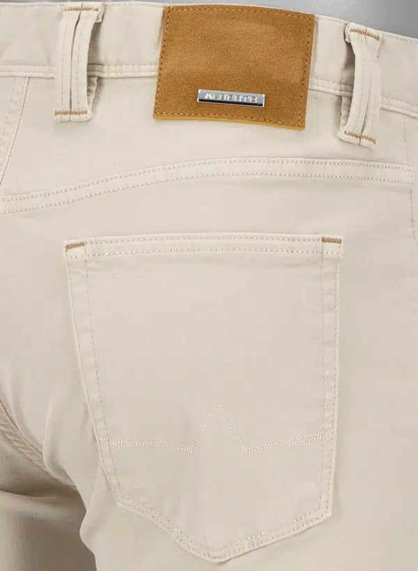 Alberto Premium Stretch 5 Pocket Ivory Chinos Regular Fit