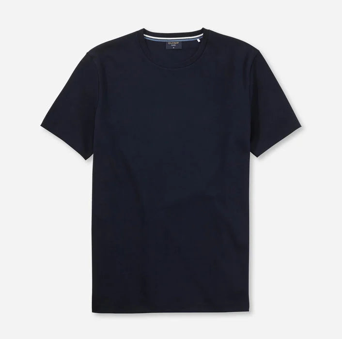 Olymp Navy Organic Superfine Cotton Regular Fit Tee