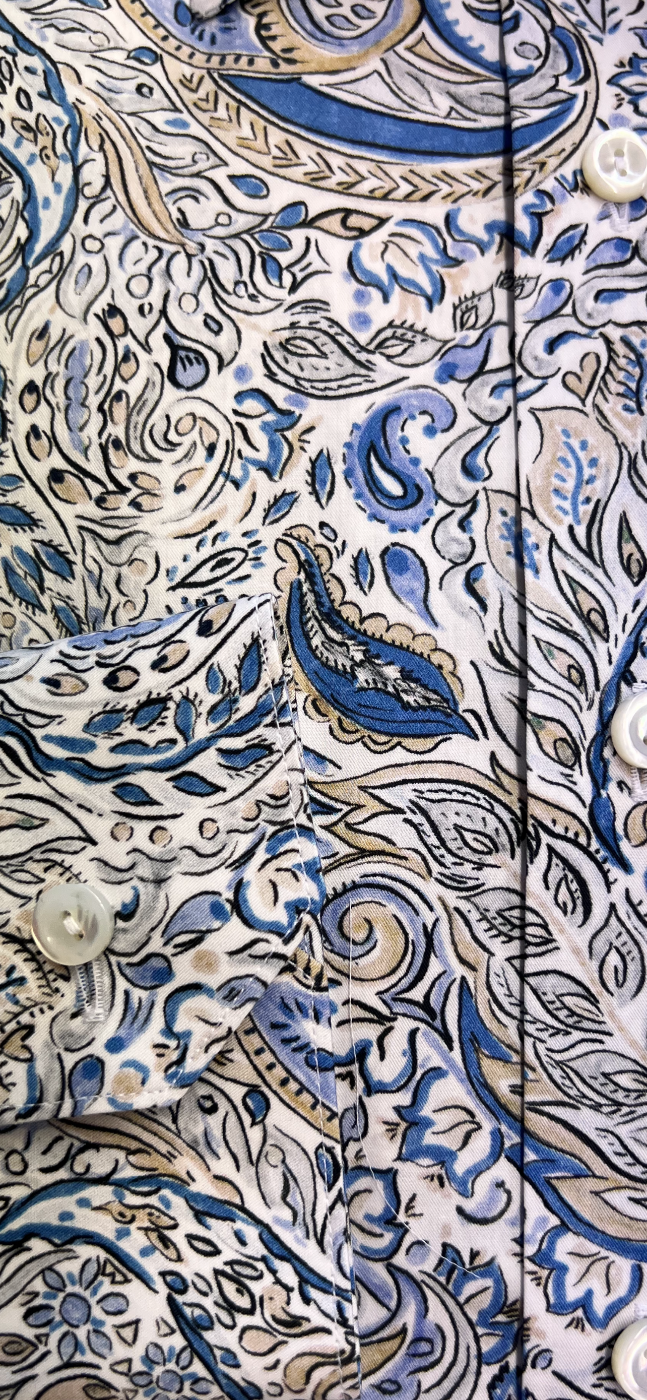 Eton Watercolour Print Contemorary Fit Shirt