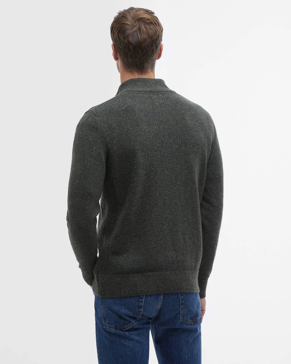 Barbour Dark Seaweed Tisbury Quarter Zip