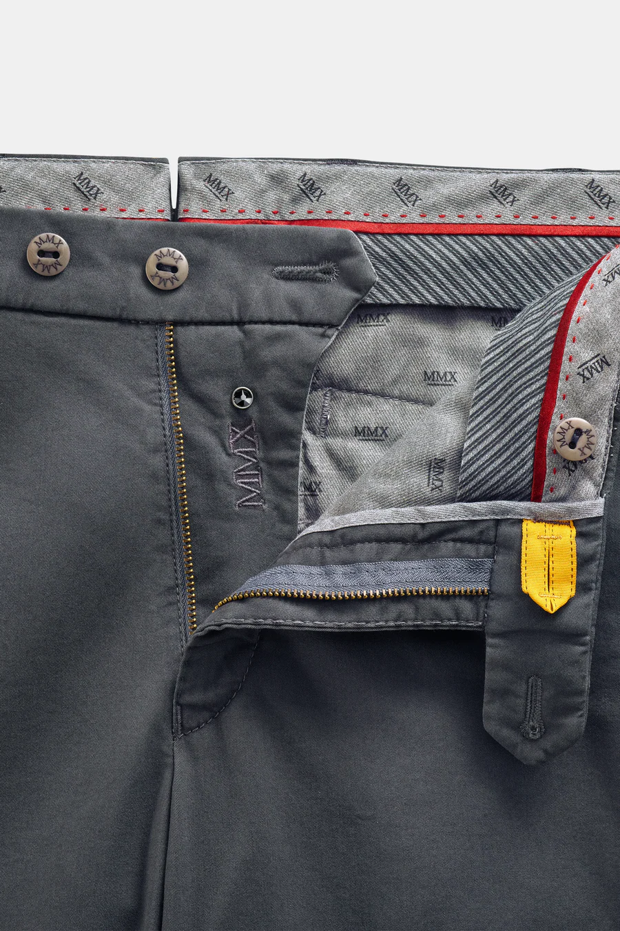 MMX Grey Cotton Chino