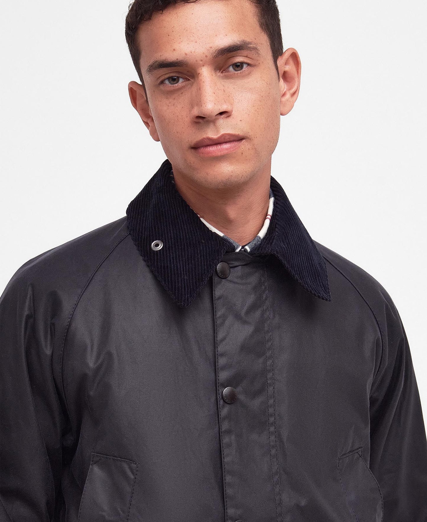 Barbour Navy Bedale Wax Jacket