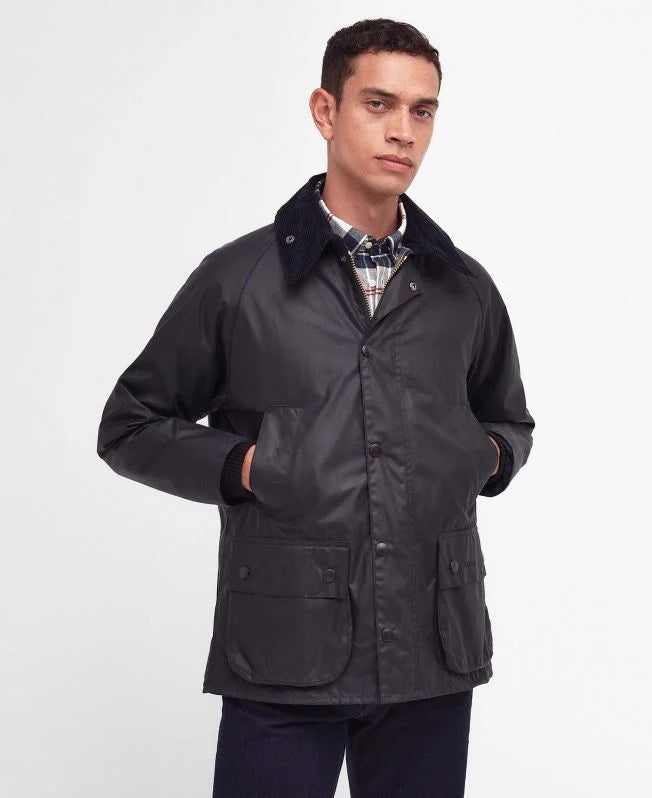 Barbour Navy Bedale Wax Jacket