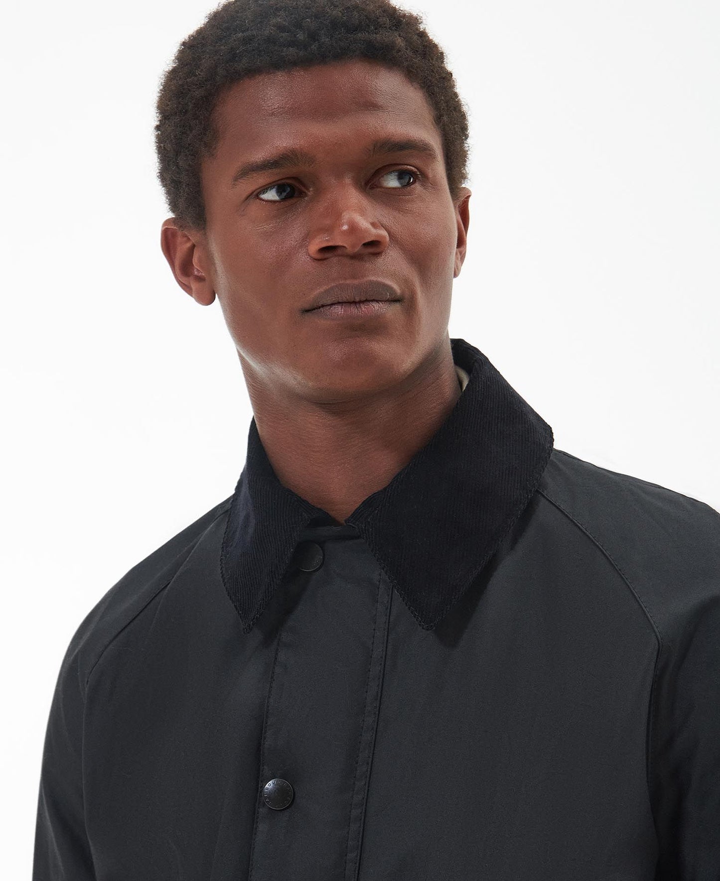Barbour Black Ashby Wax Jacket