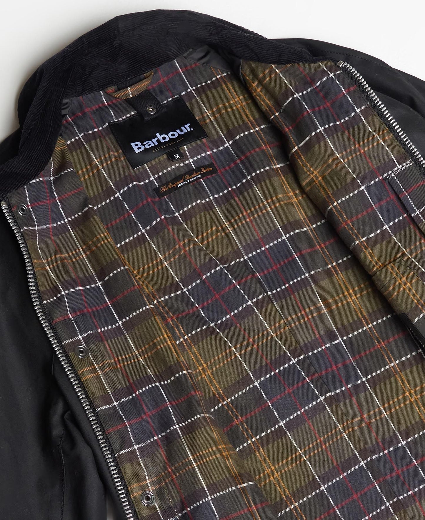 Barbour Black Ashby Wax Jacket