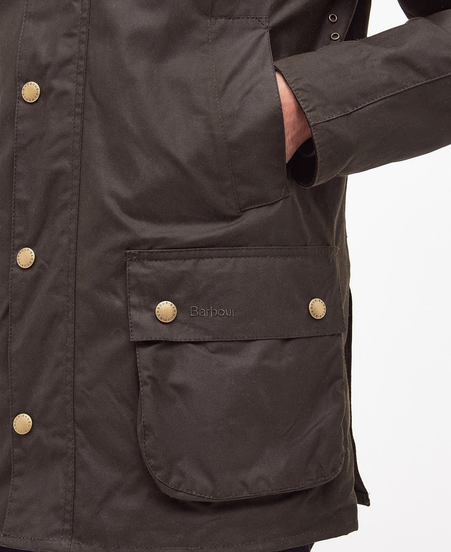 Barbour Olive Ashby Wax Jacket