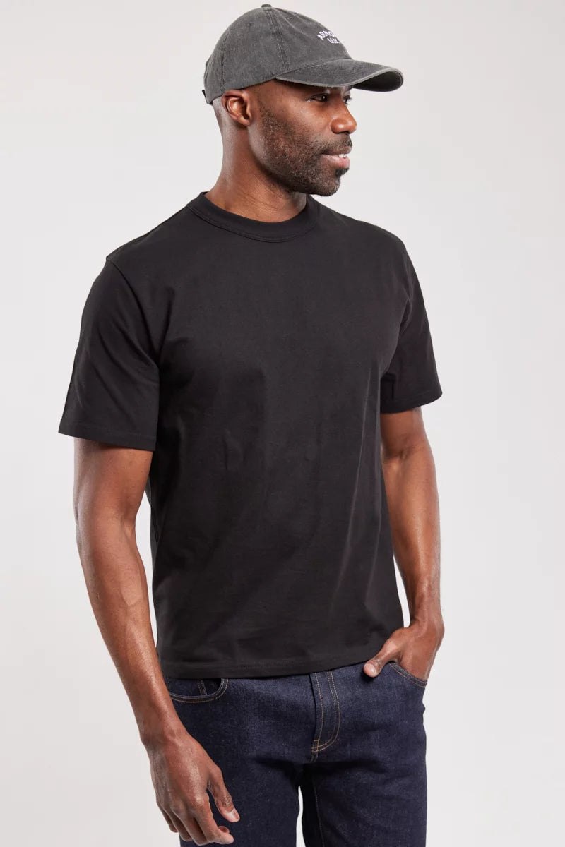 Armor Lux Organic Cotton Black T-Shirt