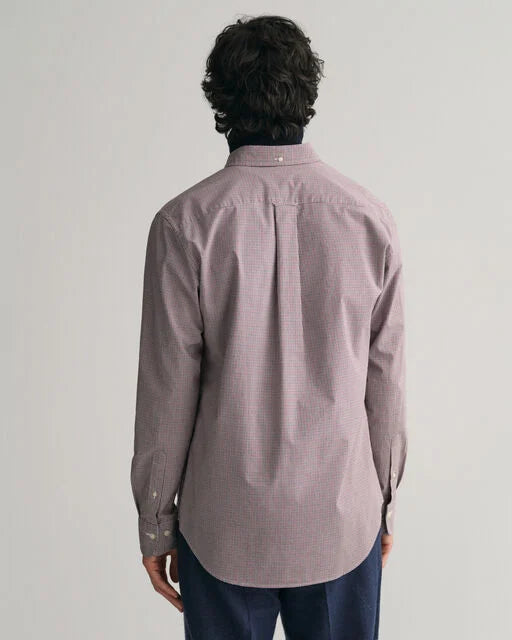 Gant Cherry Micro Check Poplin Regular Fit