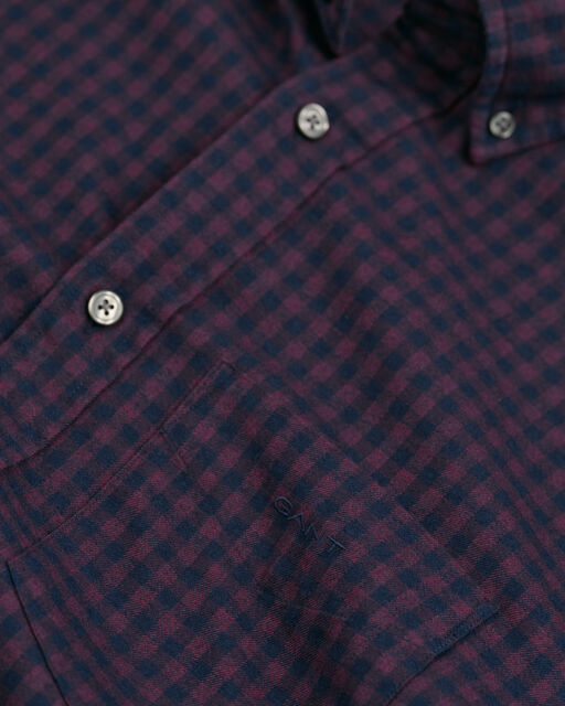 Gant Jaspe Red Gingham Regular Fit