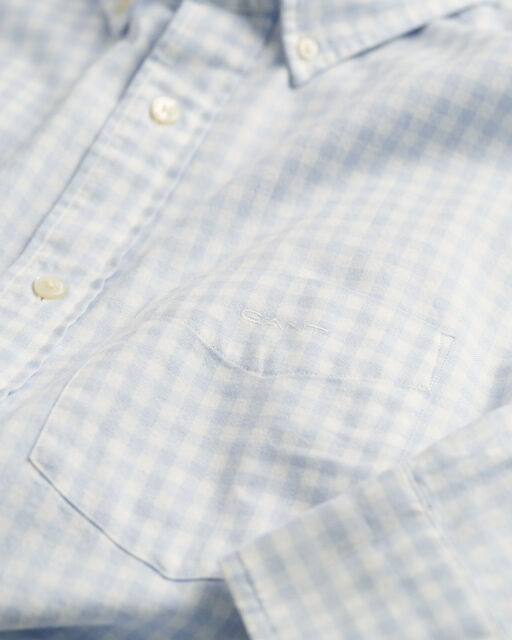 Gant Jaspe Blue Gingham Regular Fit