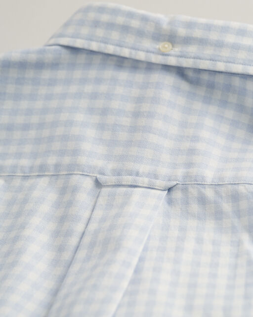 Gant Jaspe Blue Gingham Regular Fit