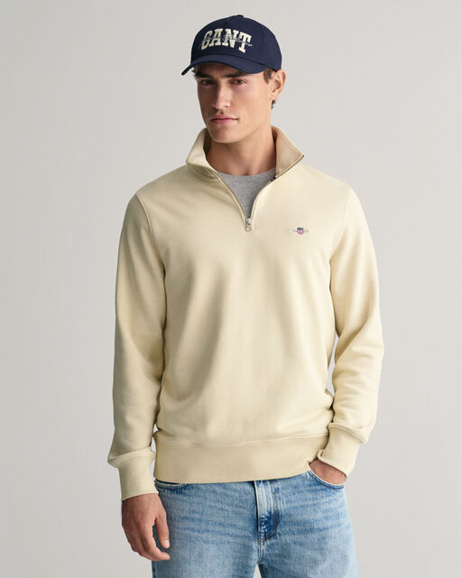 Gant Sand Shield Half Zip Sweatshirt