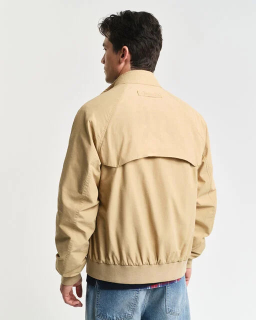 Gant Tan Cotton Harrington Jacket