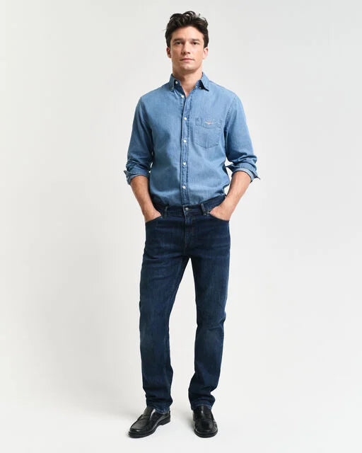 Gant Regular Fit Blue Jeans
