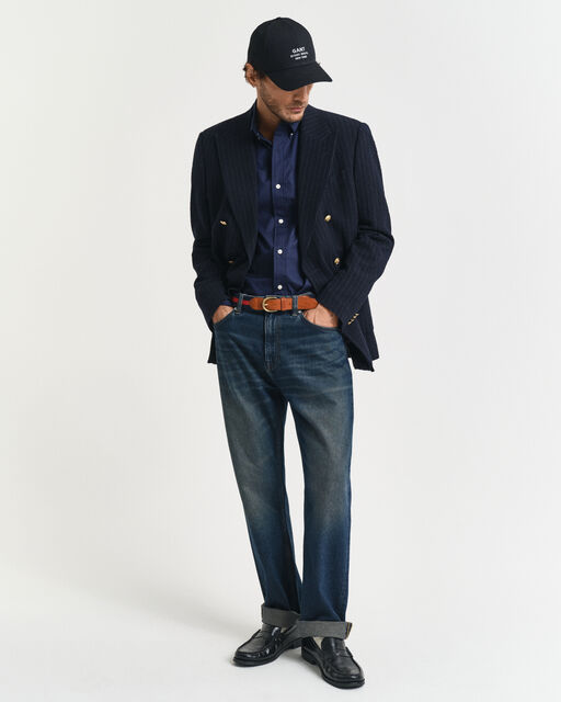 Gant Navy Pinpoint Oxford Shirt