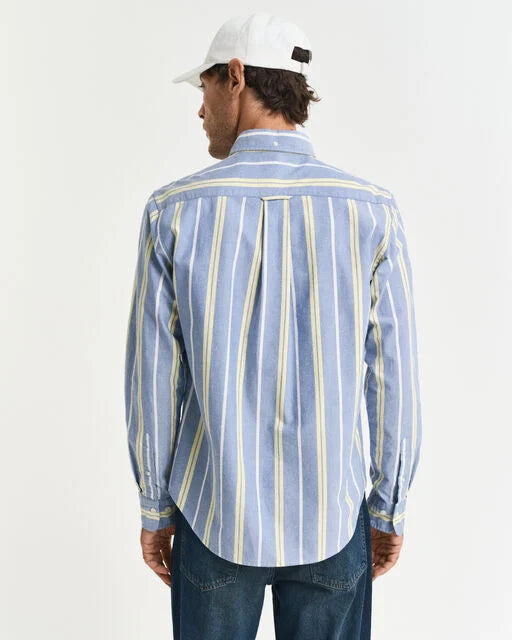 Gant Blue Stripe Archive Oxford Regular Fit