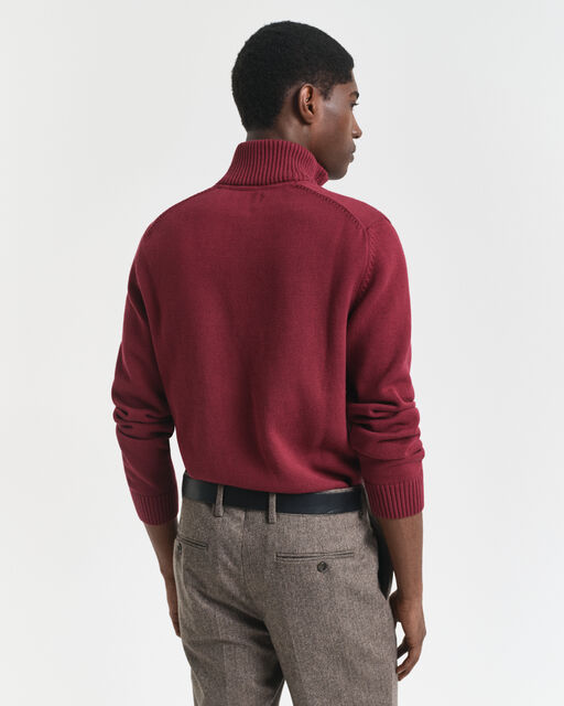 Gant Cherry Cotton Half Zip Jumper