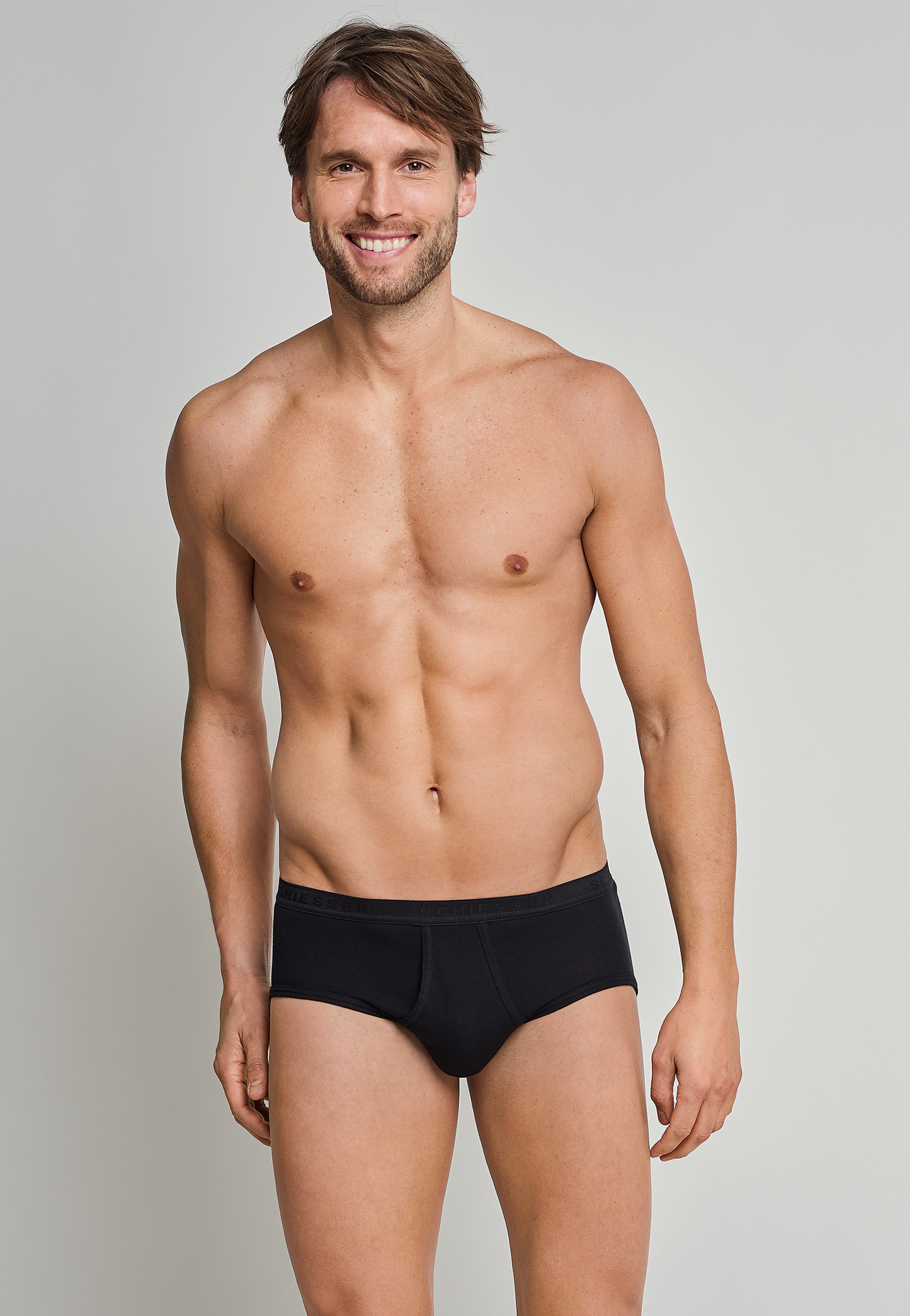 Schiesser Original Classics Black "Y" Fronts