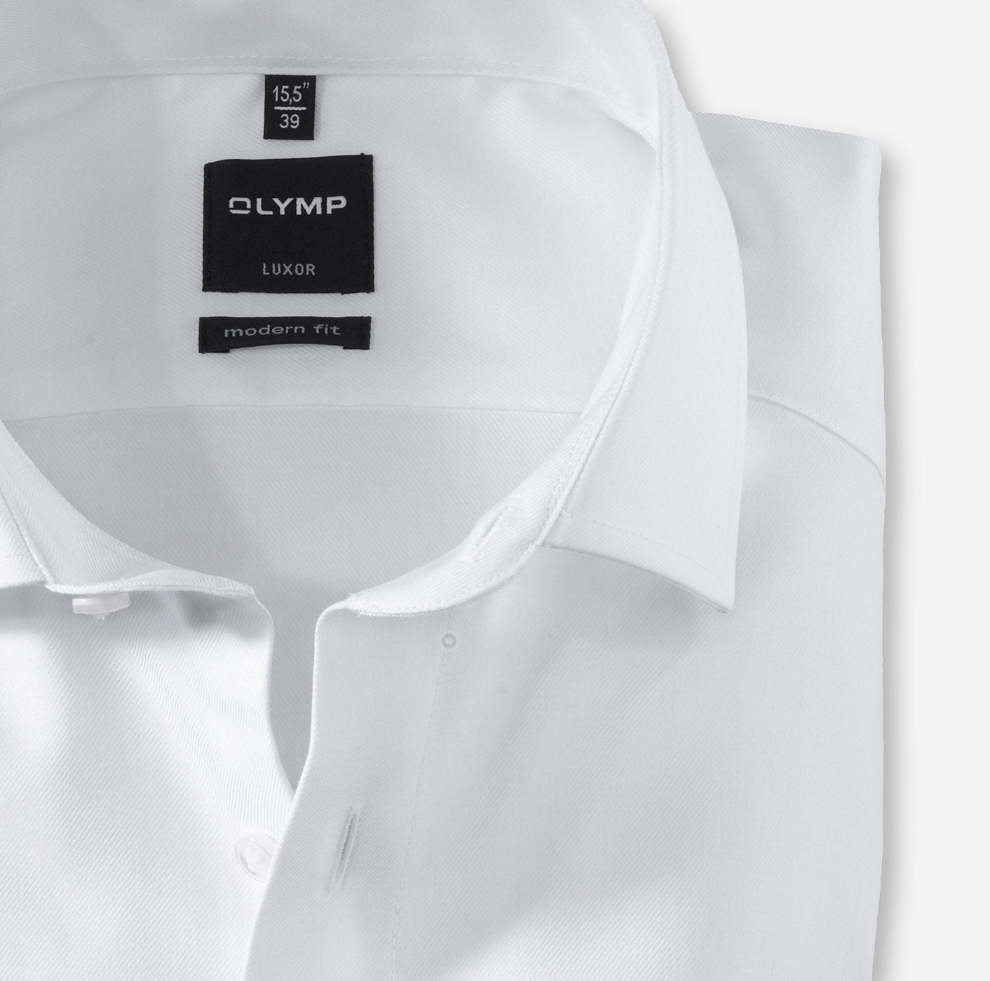 Olymp White Heavy Twill Modern Fit Shirt