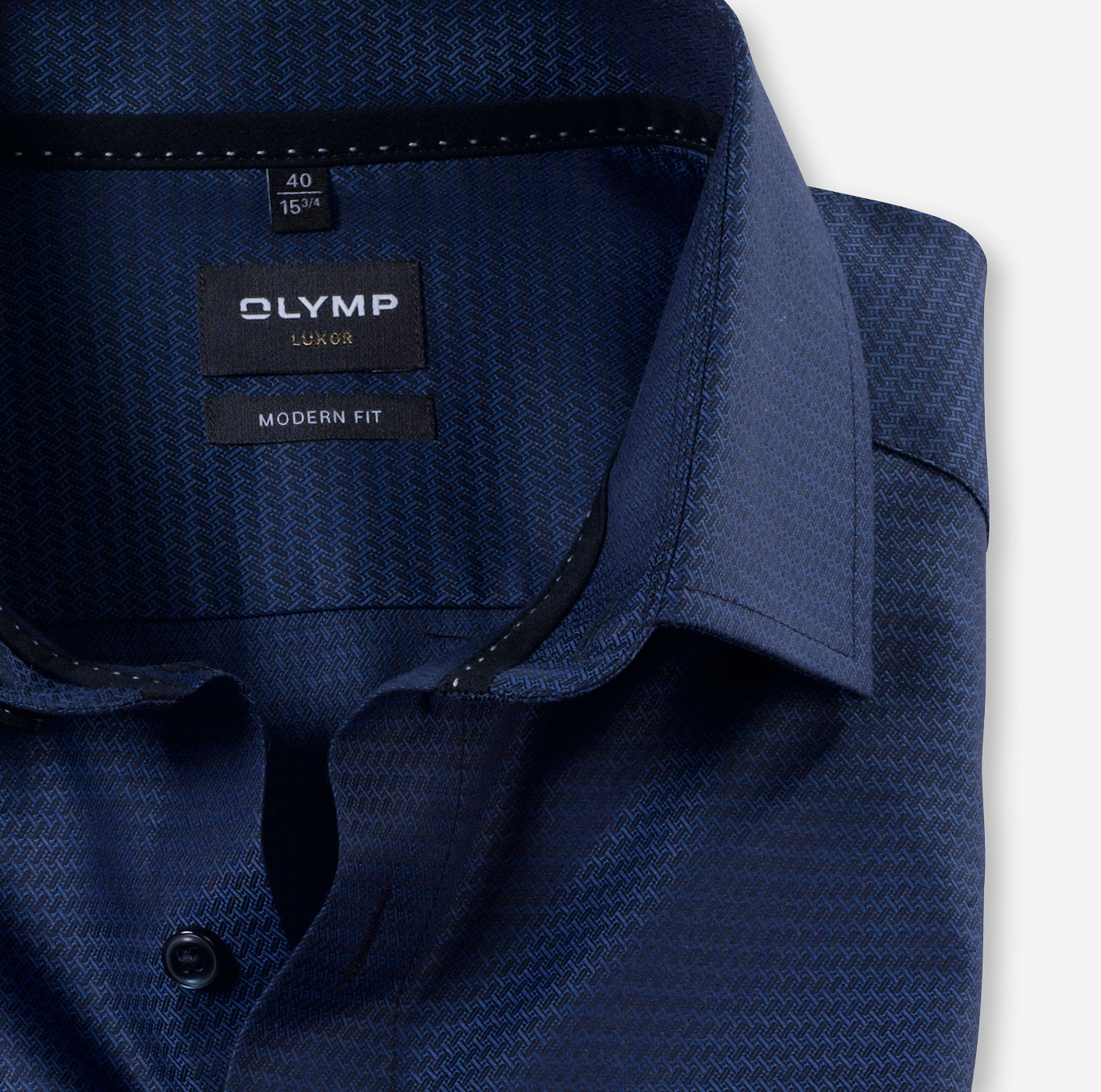Olymp Ink Self Pattern Modern Fit Shirt