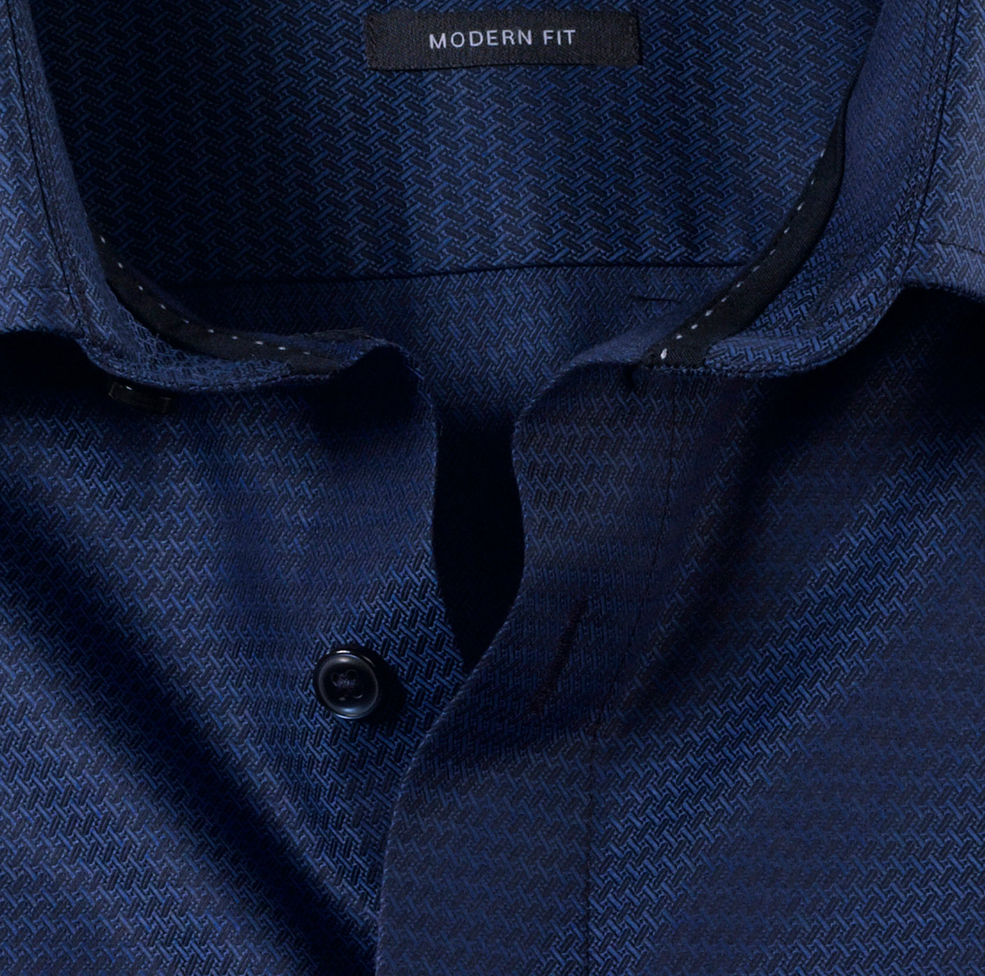 Olymp Ink Self Pattern Modern Fit Shirt