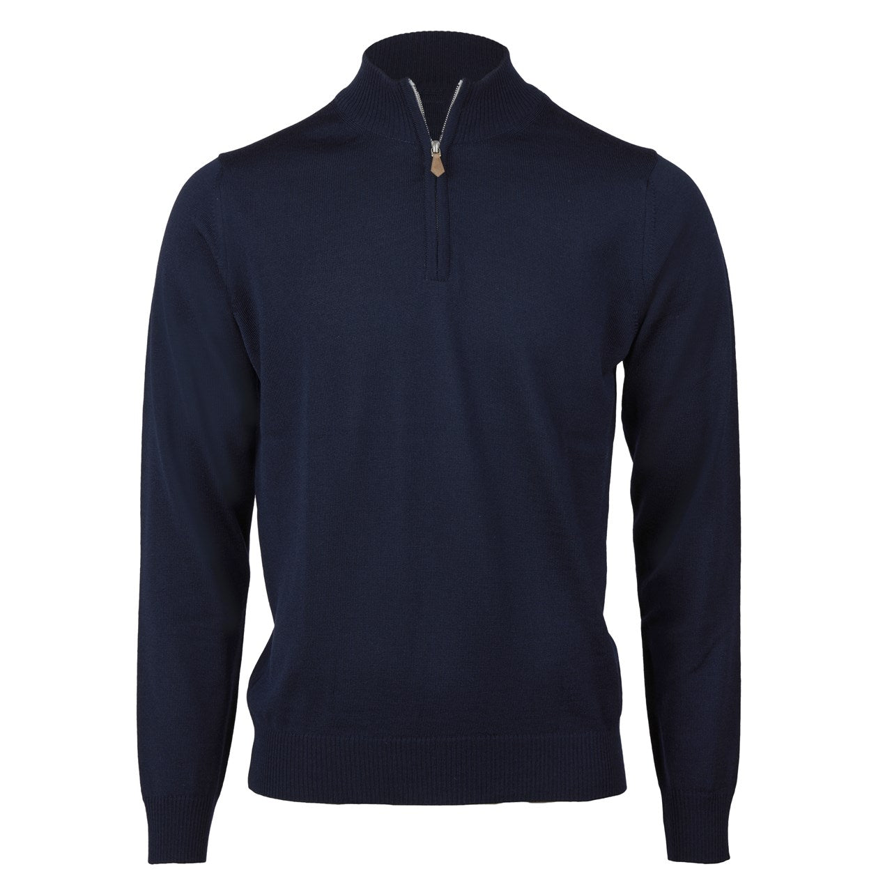 Stenströms Navy Merino Wool Halfzip
