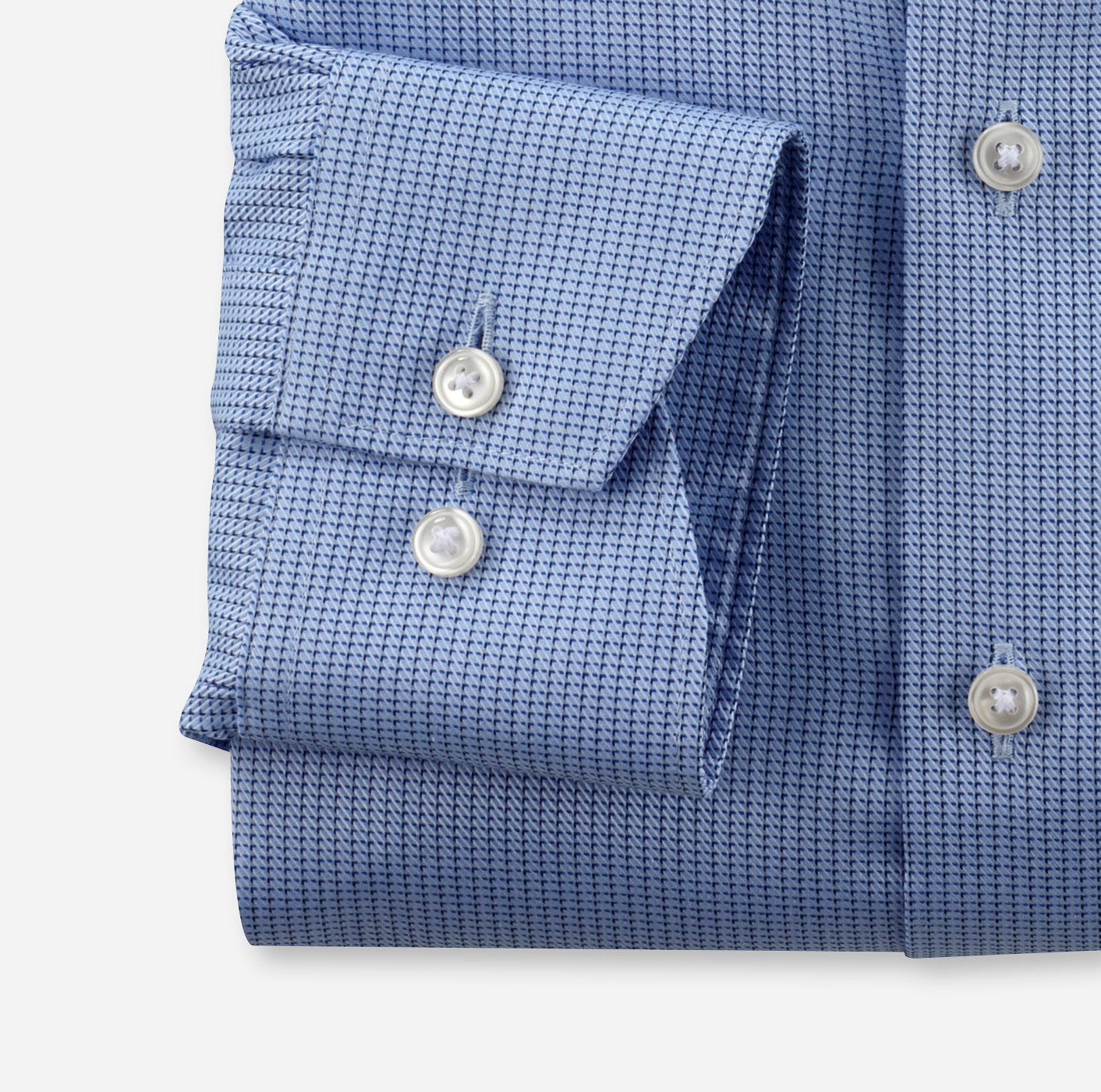 Olymp Blue Unique Weave Modern Fit Shirt
