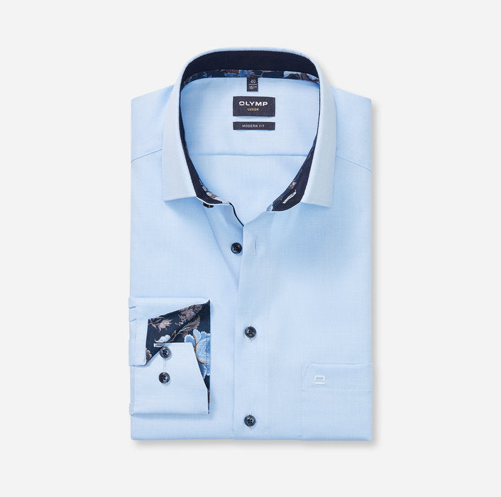 Olymp LtBlue+Detail Modern Fit