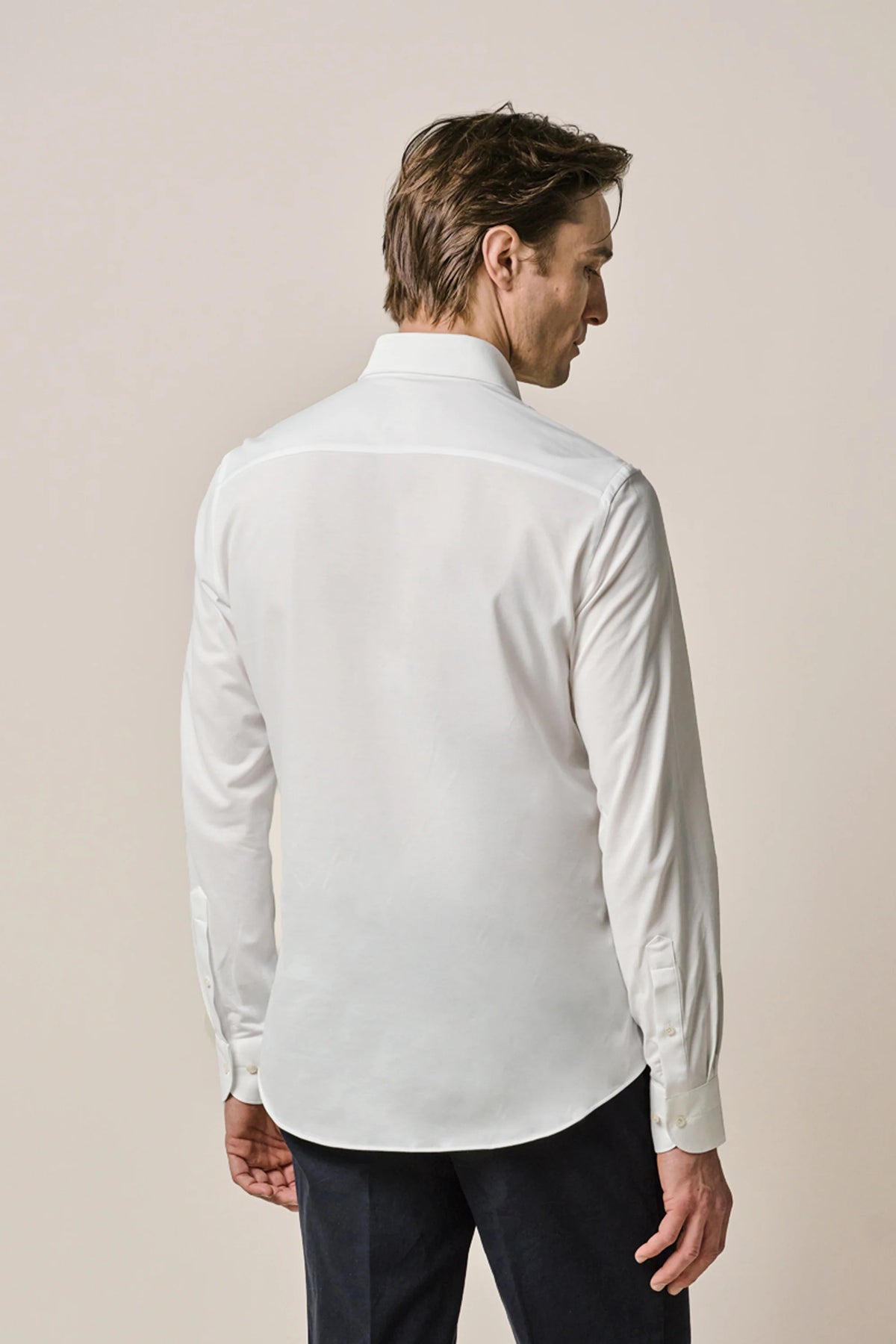 Profuomo White Japanese Knitted Shirt