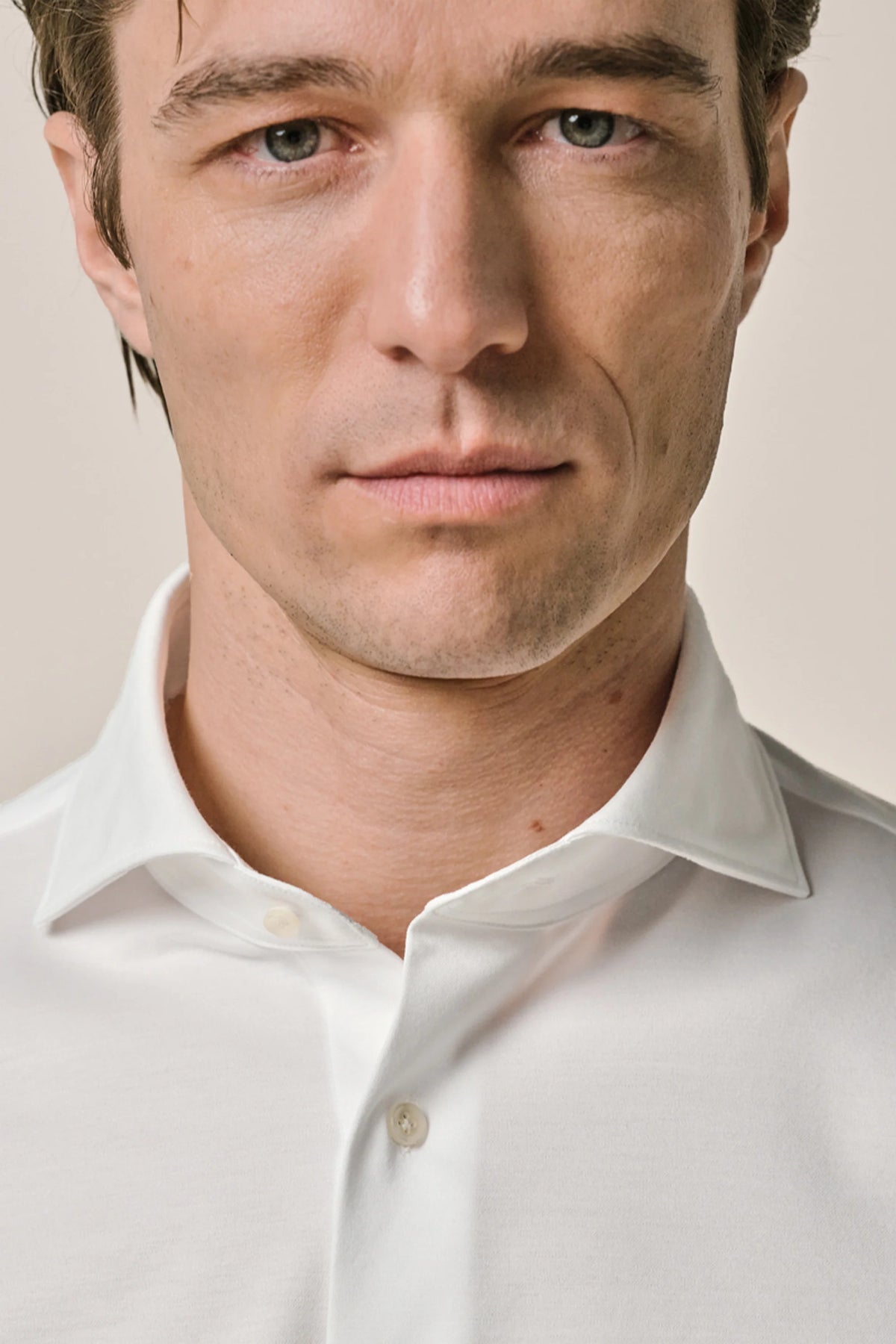 Profuomo White Japanese Knitted Shirt