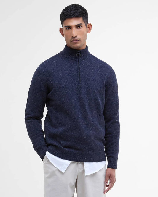 Barbour Navy Tisbury Quarter Zip