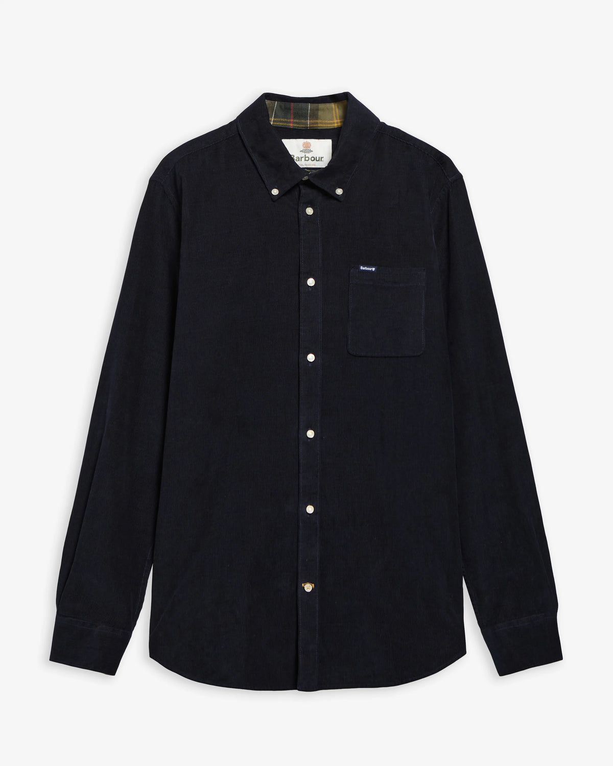 Barbour Navy Ramsey Cord Shirt