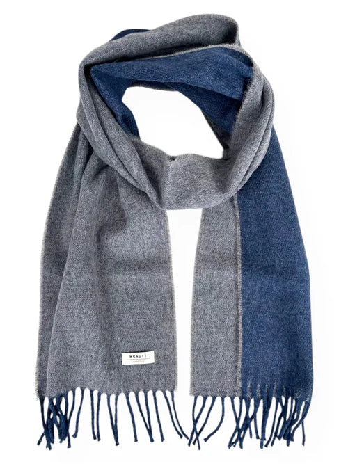 McNutt's Denim Reversible Merino Wool Scarf
