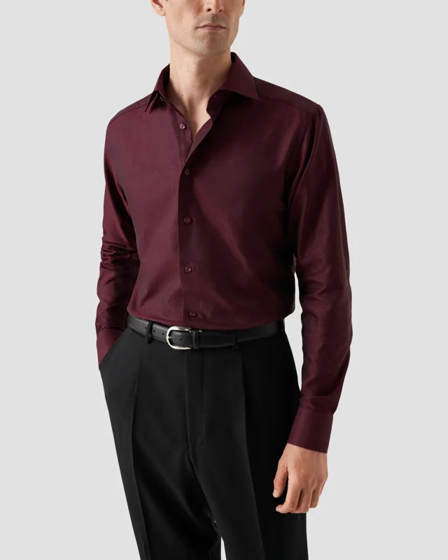 Eton Red King Oxford Contemorary Fit Shirt