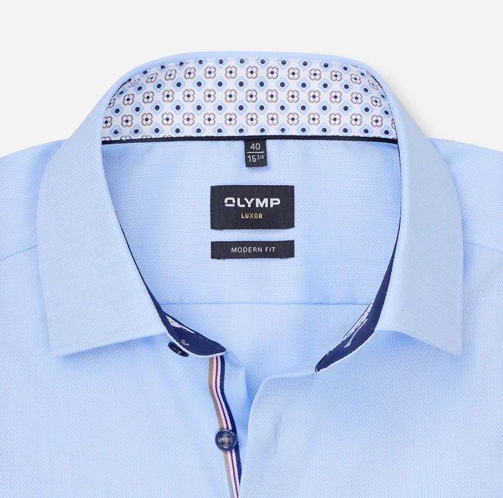 Olymp LtBlue+Detail Modern Fit