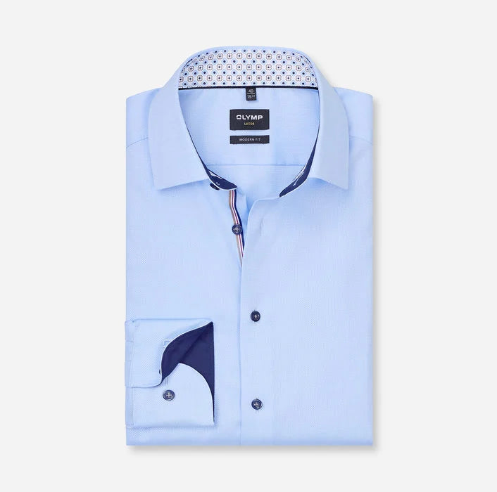 Olymp LtBlue+Detail Modern Fit