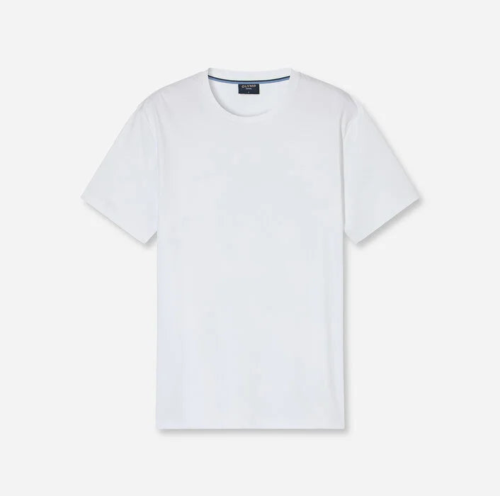 Olymp White Organic Superfine Cotton Regular Fit Tee