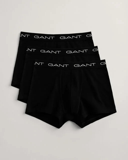 Gant Black 3 Pack Trunks