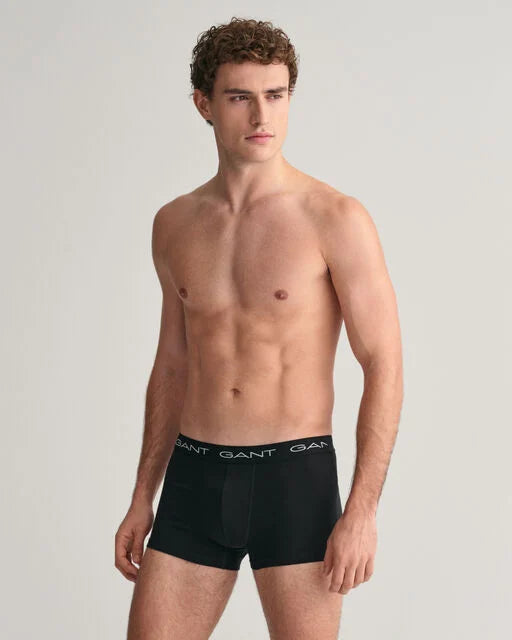 Gant Black 3 Pack Trunks