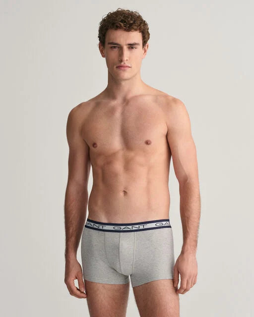 Gant Grey+Navy+Inky 3 Pack Trunks