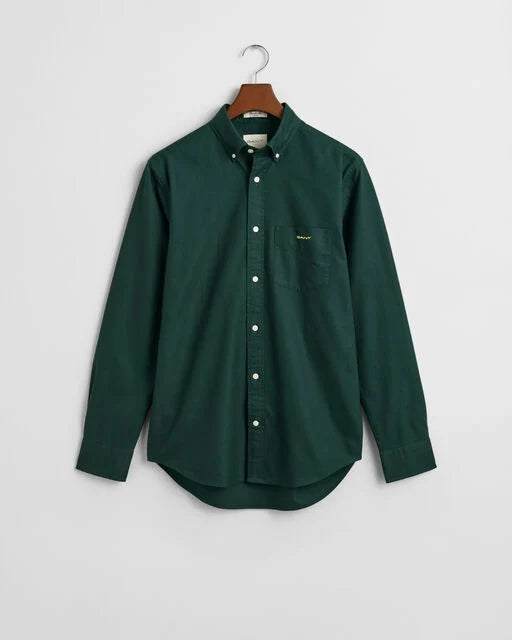 Gant Green Beefy Oxford Regular Fit Shirt