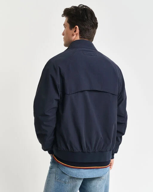 Gant Navy Cotton Harrington Jacket