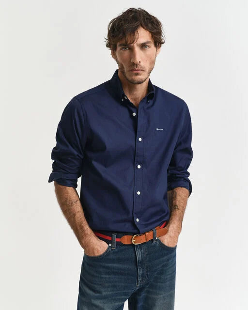 Gant Navy Pinpoint Oxford Shirt
