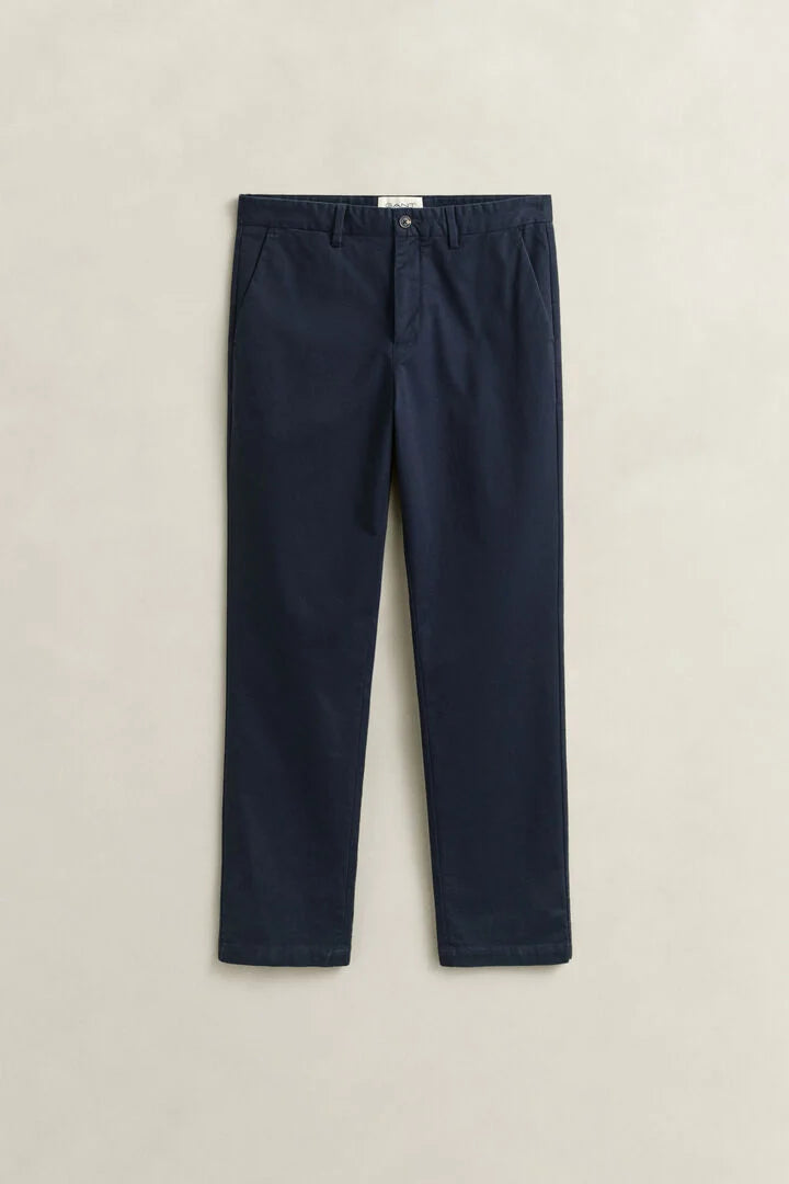 Gant Navy Regular Fit Smart Chinos