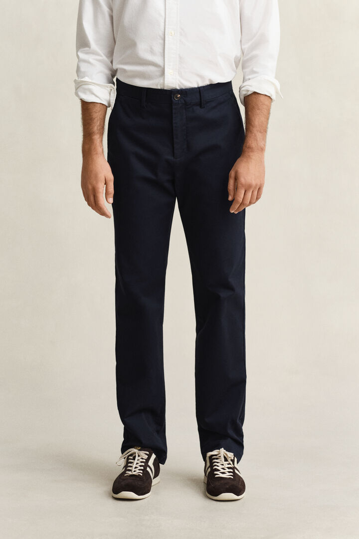 Gant Navy Regular Fit Smart Chinos