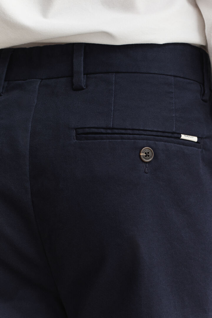 Gant Navy Regular Fit Smart Chinos