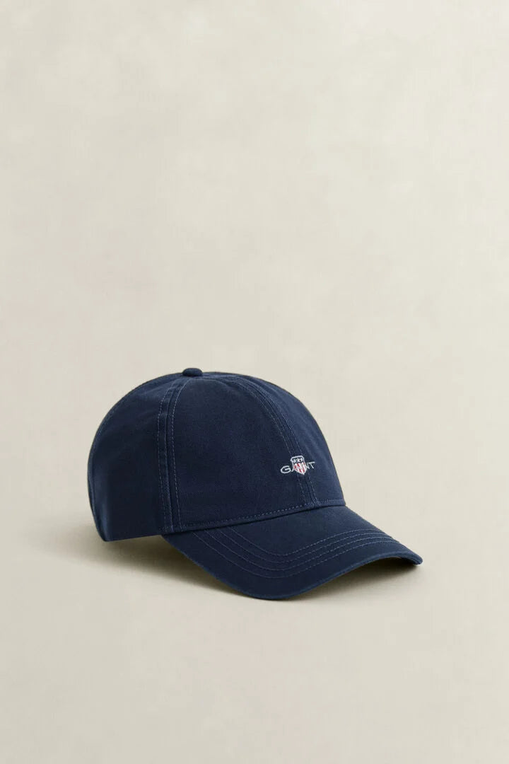 Gant Shield Navy Cotton Baseball Cap