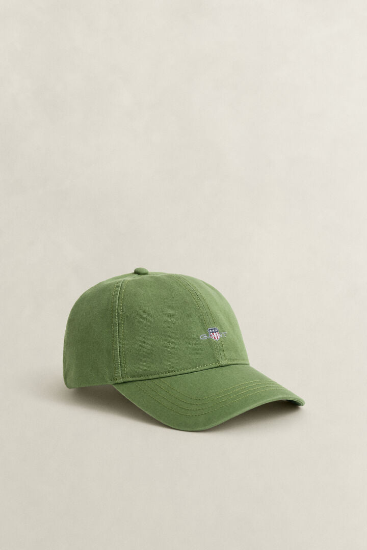 Gant Shield Herb Green Cotton Baseball Cap