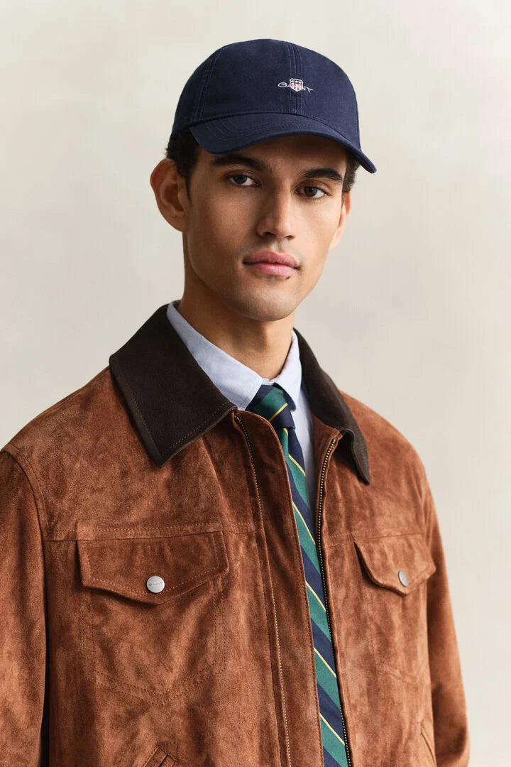 Gant Shield Navy Cotton Baseball Cap
